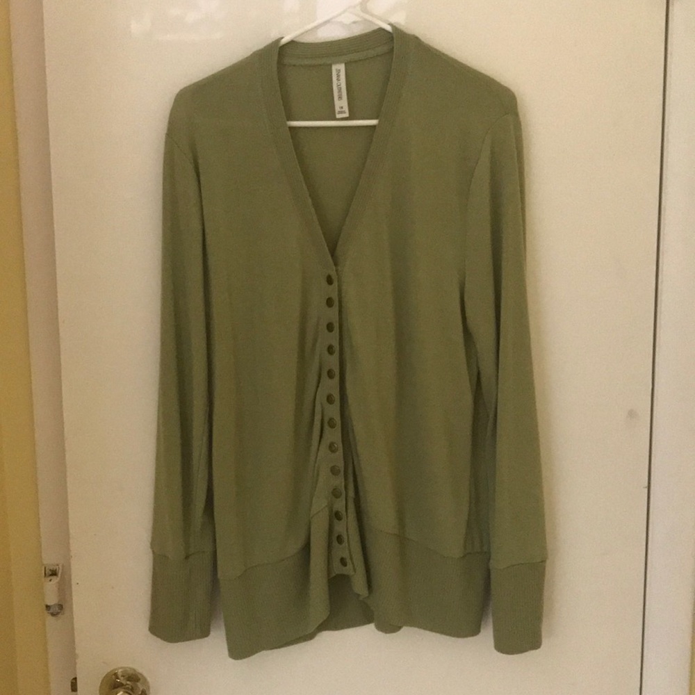 Like new green cardigan